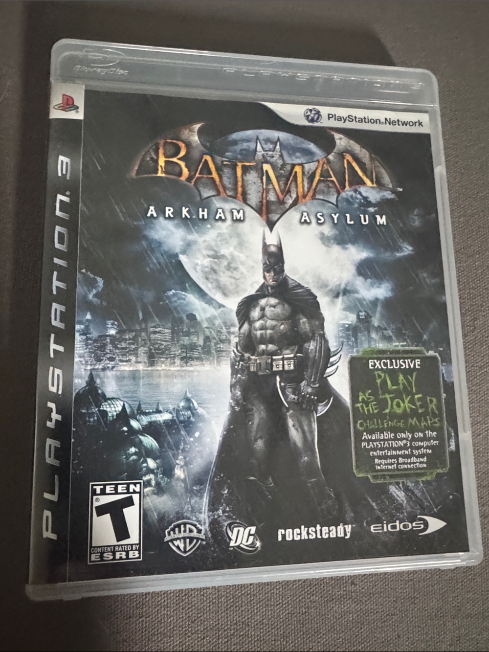 Sony PlayStation 3 Batman: Arkham Asylum - Black & Gray